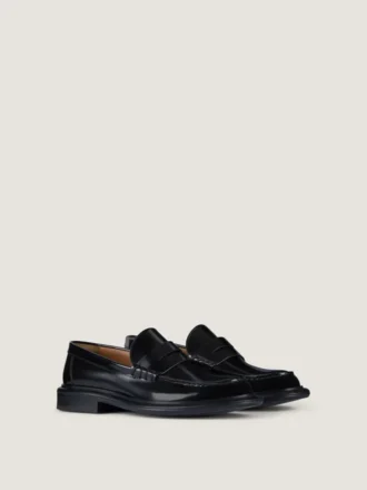 Mocassins pour homme en cuir brossé