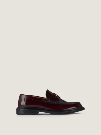 Mocassins pour homme en cuir brossé