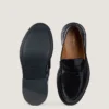 Mocassins pour homme en cuir brossé