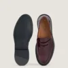 Mocassins pour homme en cuir brossé