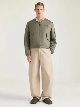 Mules bouffantes en cuir nappa