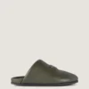 Mules bouffantes en cuir nappa Mules bouffantes en cuir nappa