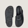 Mules bouffantes en cuir nappa