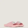 Mules plates Label en caoutchouc Mules plates Label en caoutchouc