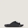 Mules plates Label en caoutchouc Mules plates Label en caoutchouc