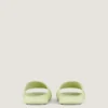 Mules plates Label en caoutchouc Mules plates Label en caoutchouc