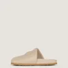 Mules plates Label en cuir nappa Mules plates Label en cuir nappa
