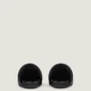Mules plates Label en cuir nappa Mules plates Label en cuir nappa