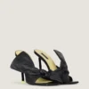 Mules à talons Boudoir en cuir nappa avec nœud Mules à talons Boudoir en cuir nappa avec nœud