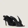 Mules à talons Boudoir en cuir nappa avec nœud Mules à talons Boudoir en cuir nappa avec nœud