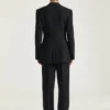 Veste croisée en twill de laine Veste croisée en twill de laine