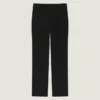 Pantalon ajusté à jambes droites en laine Pantalon ajusté à jambes droites en laine