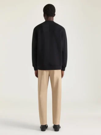 Sweat-shirt en molleton avec motif Givenchy Paris en gros-grain