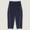Pantalon de jogging couture en laine avec passepoil Pantalon de jogging couture en laine avec passepoil