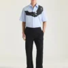 Chemise en popeline à imprimé surréaliste