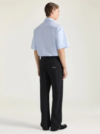Pantalon de jogging à coutures couture en molleton brodé « Givenchy Paris »