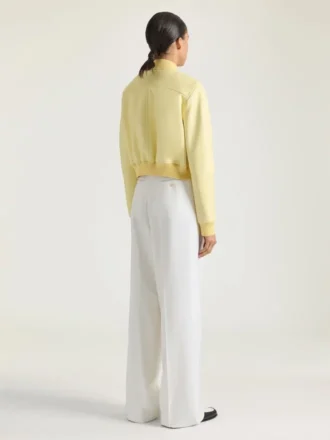 Bomber en cuir nappa