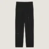 Pantalon à fermetures éclair multiples en crêpe de laine