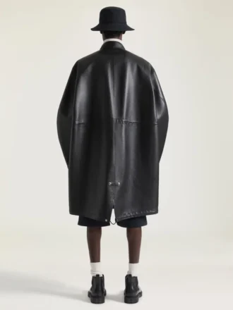 Parka en cuir