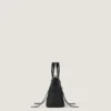Petit sac Snatch en cuir bicolore grainé Petit sac Snatch en cuir bicolore grainé