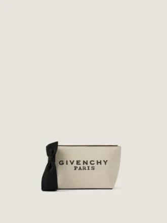 Petite pochette Givenchy en toile avec nœud