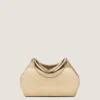 Pochette Facet en cuir effet miroir