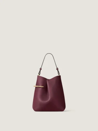 Pochette Pinch Me en cuir nappa