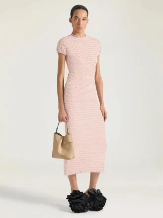 Pochette Pinch Me en cuir nappa