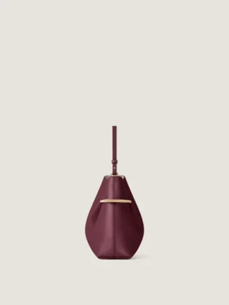 Pochette Pinch Me en cuir nappa