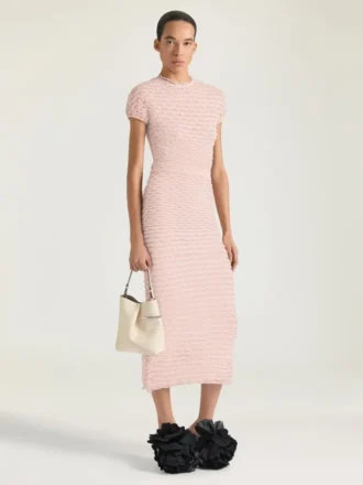 Pochette Pinch Me en cuir nappa
