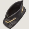Pochette souple Pinch en cuir nappa
