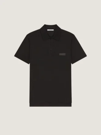 Polo en coton avec gros-grain Givenchy Paris