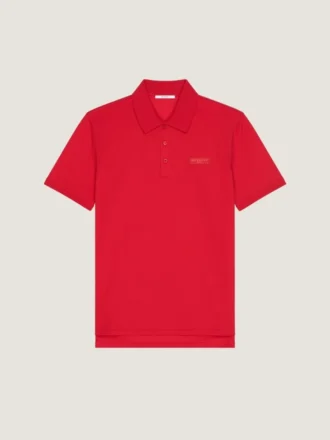 Polo en coton avec gros-grain Givenchy Paris