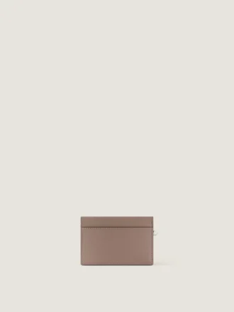 Porte-cartes à plis en cuir