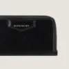 Porte-cartes zippé Antigona en cuir lisse Porte-cartes zippé Antigona en cuir lisse