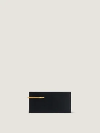 Portefeuille long Pinch en cuir