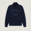 Pull à col roulé en coton avec broderie Givenchy Paris Pull à col roulé en coton avec broderie Givenchy Paris