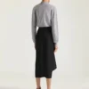 Pull drapé en laine Pull drapé en laine