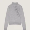 Pull drapé en laine Pull drapé en laine