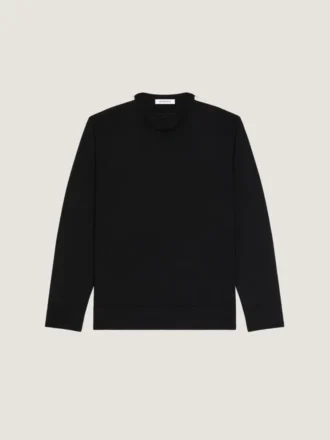 Pull en laine avec détails en gros-grain Pull en laine avec détails en gros-grain