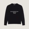 Pull en laine et cachemire avec signature Givenchy Pull en laine et cachemire avec signature Givenchy