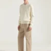 Pull en maille de coton avec broderie « Givenchy Paris » Pull en maille de coton avec broderie « Givenchy Paris »