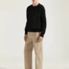 Pull en maille de coton avec broderie « Givenchy Paris » Pull en maille de coton avec broderie « Givenchy Paris »
