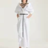 Double ceinture en cuir grainé Double ceinture en cuir grainé