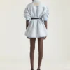 Robe cocon en denim bleu clair Robe cocon en denim bleu clair