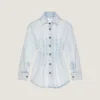 Robe cocon en denim bleu clair Robe cocon en denim bleu clair