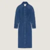Robe Cocoon en denim bleu moyen Robe Cocoon en denim bleu moyen