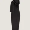 Robe de soirée en satin avec nœud Robe de soirée en satin avec nœud
