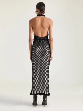 Robe dos nu en maille Robe dos nu en maille