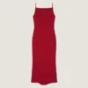 Robe midi à découpes en crêpe cady Robe midi à découpes en crêpe cady